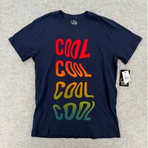 NWT Chaser Cool Avalon Short Sleeve Blue T-Shirt Size Men's Large